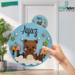 Ayıcık Temalı Kapı İsimliği