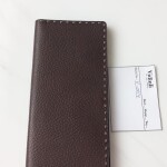 Hakiki deri el dikimi şık ve zarif deri cüzdan