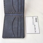 Hakiki deri el dikimi şık ve zarif deri cüzdan 48