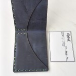 Hakiki deri el dikimi şık ve zarif deri kartlık 46