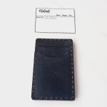 Hakiki deri el dikimi şık ve zarif deri kartlık