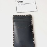 Hakiki deri el dikimi şık ve zarif deri kartlık 44