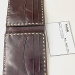 Hakiki deri el dikimi şık ve zarif deri cüzdan