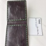 Hakiki deri el dikimi şık ve zarif deri cüzdan 50