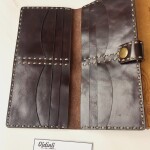 Hakiki deri el dikimi şık ve zarif deri cüzdan 53